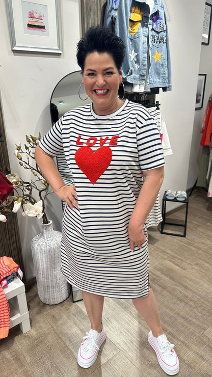 Sweatkleid LOVE (2 Farben)