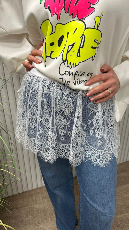 Bluseneinsatz SPITZE