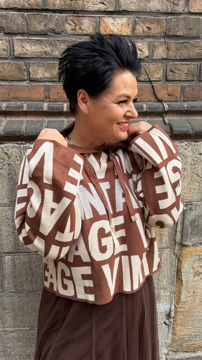 Sweat Pullover VINTAGE (Camel)