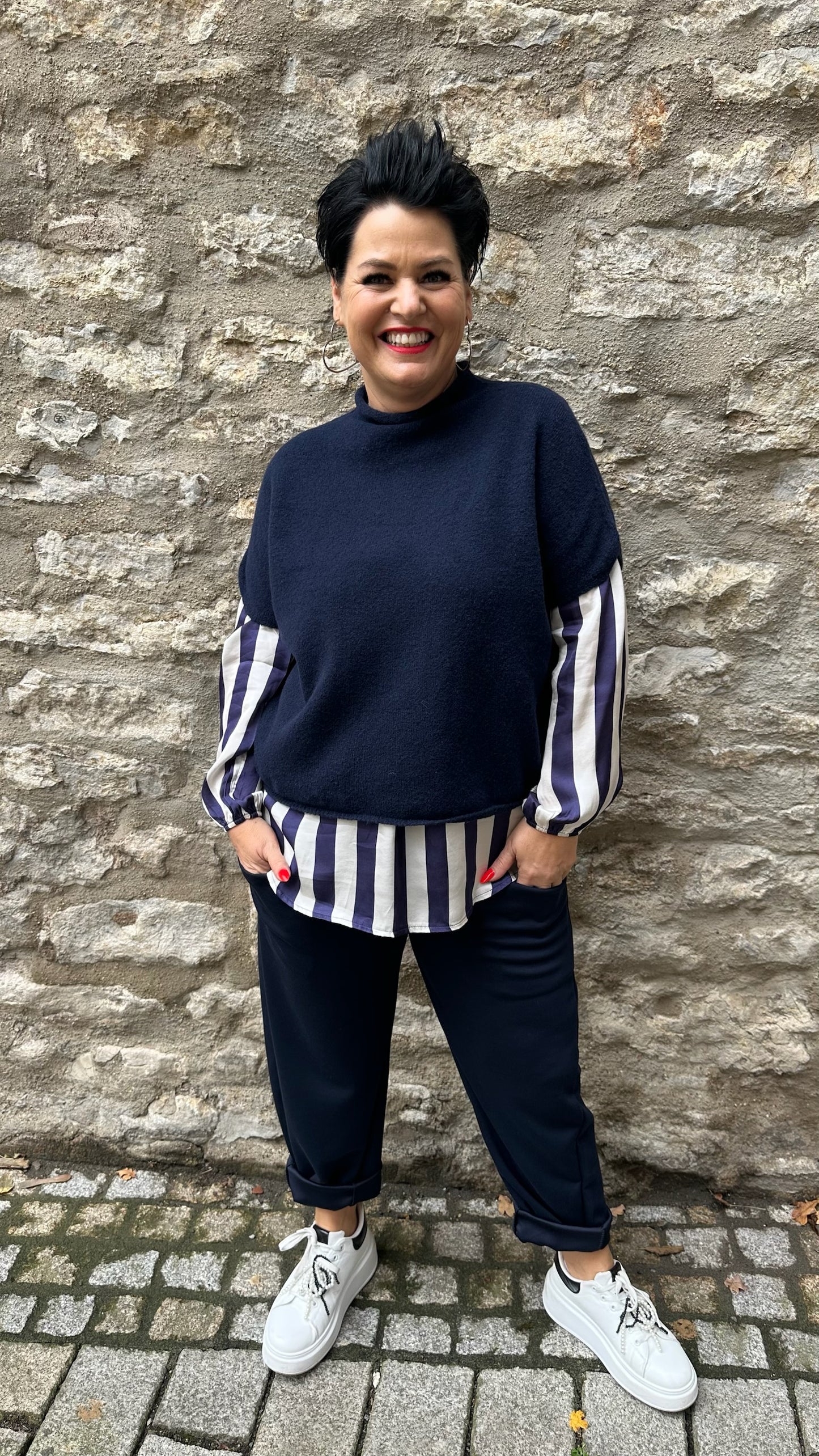 Jogger Cupro MILENA (Marine)