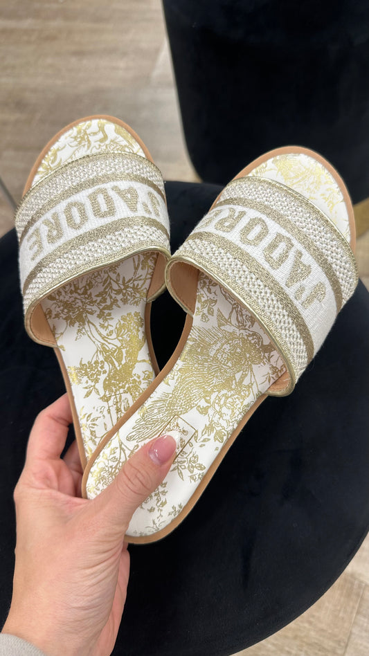 Sandalen NIZZA (Gold)