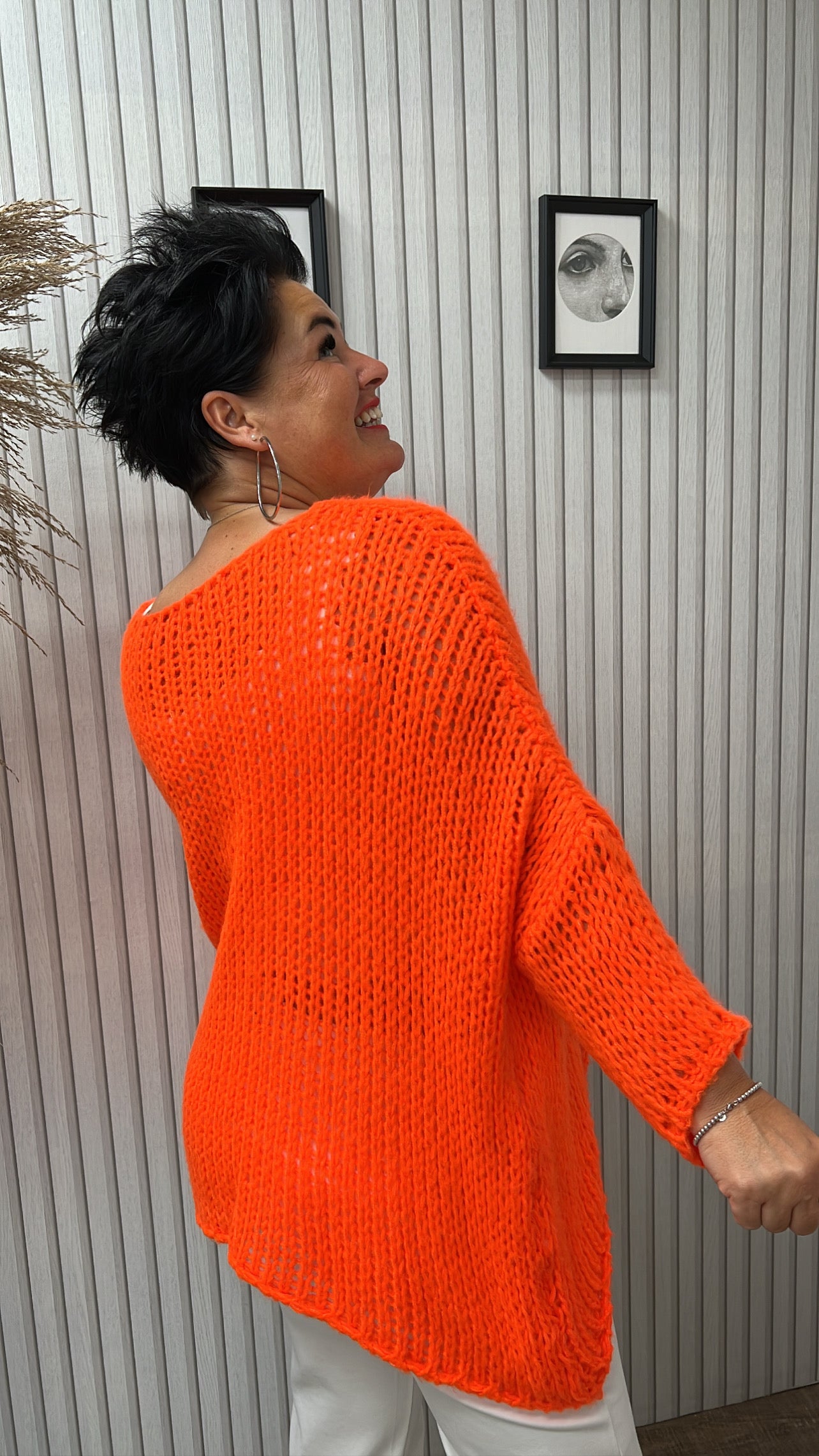 Oversize Pullover PATRICIA (Orange)