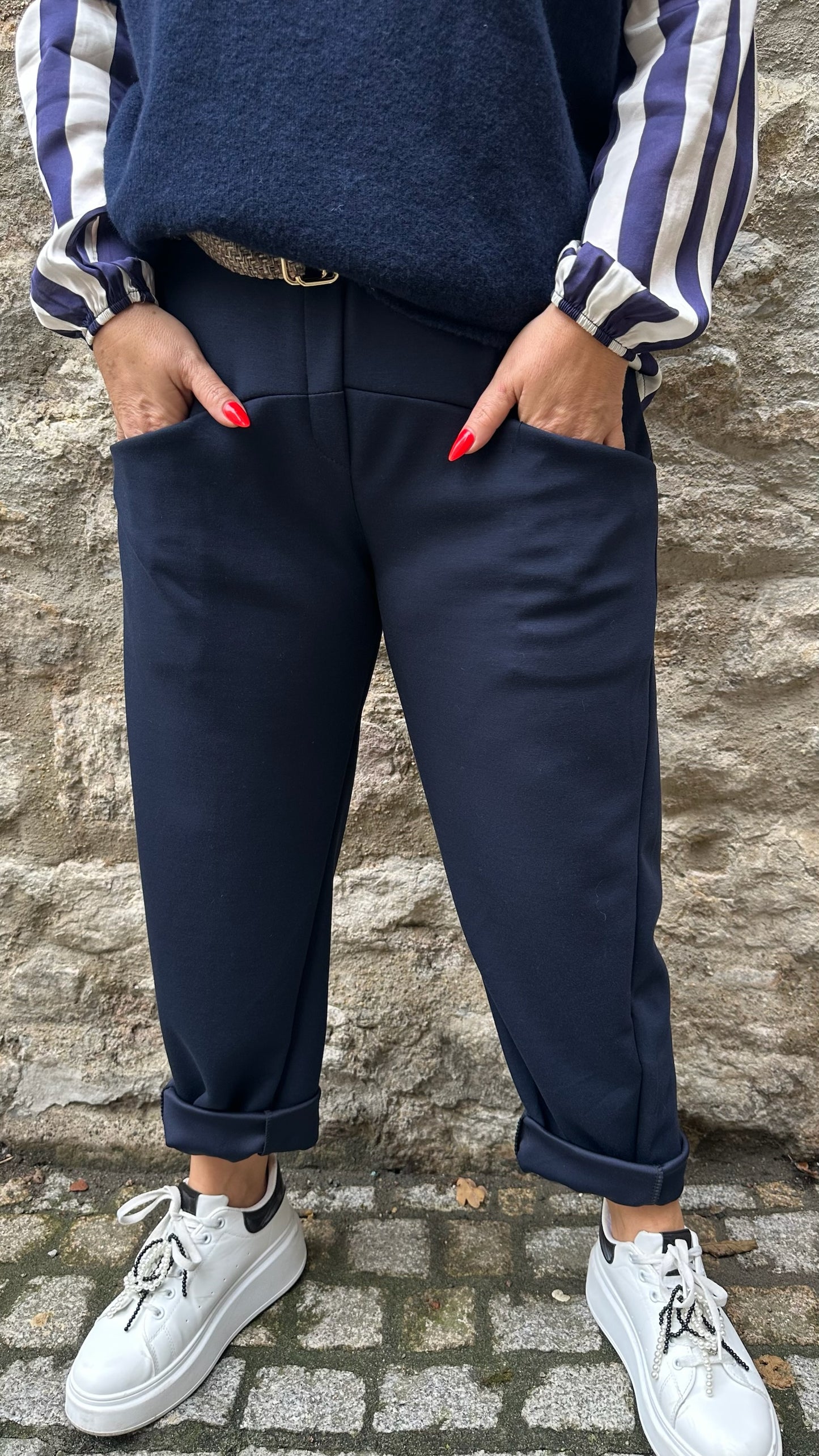 Jogger Cupro MILENA (Marine)