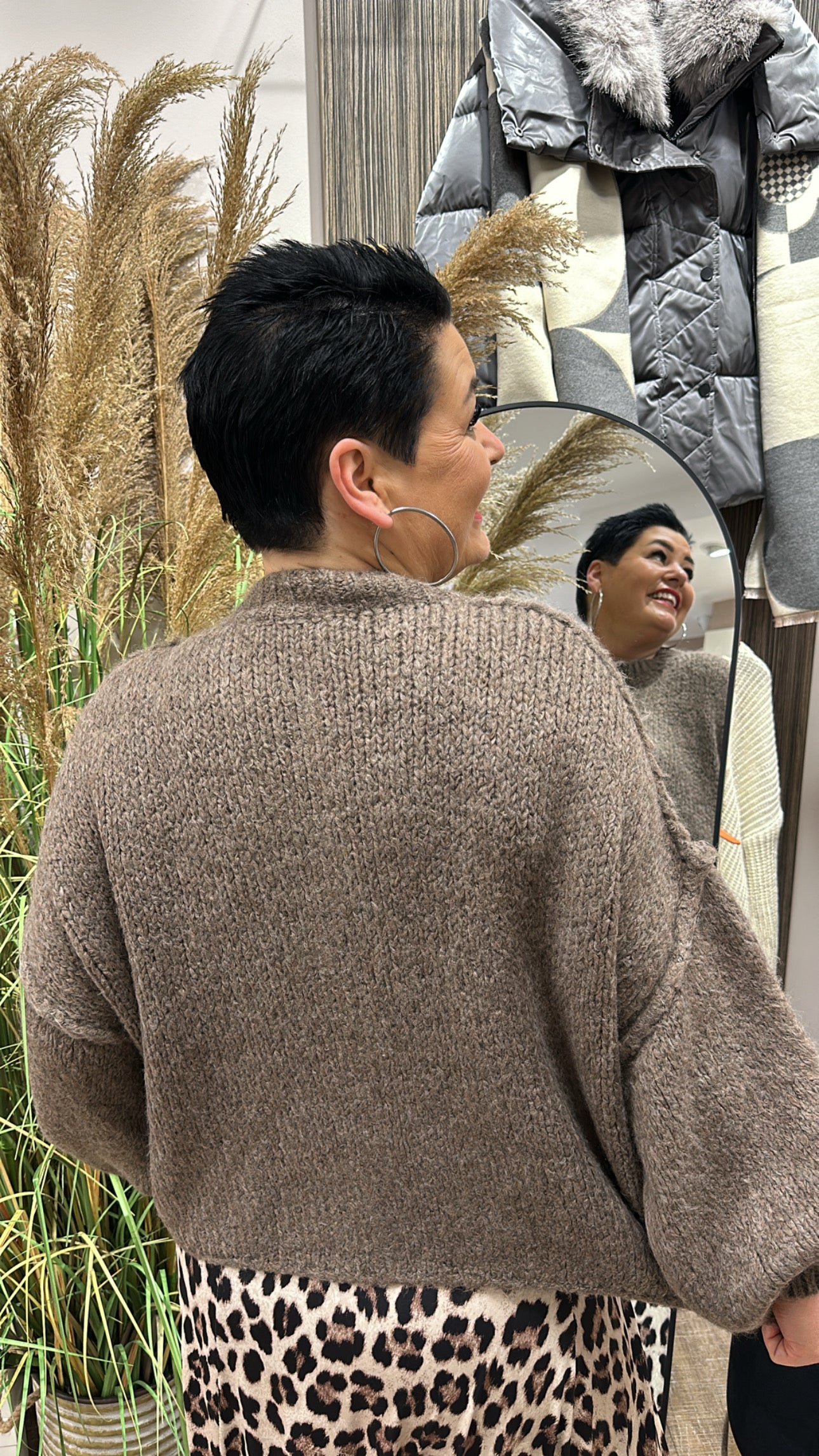 Cardigan KAIRA (Taupe)