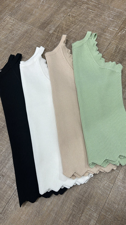 Strick-Top (4 verschiedene Farben)