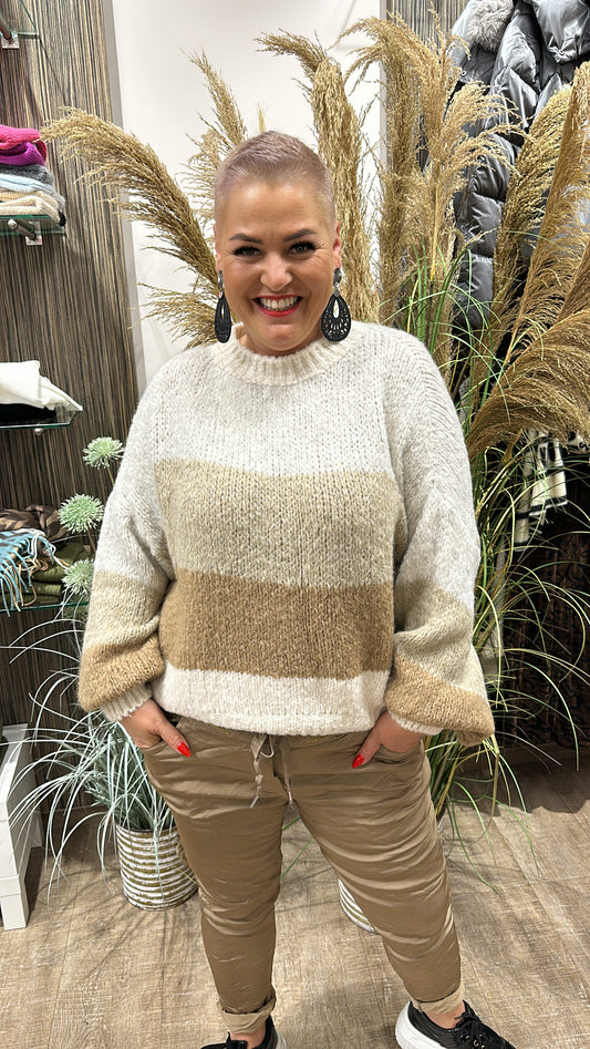 Oversize Pullover KIRA (Beige)