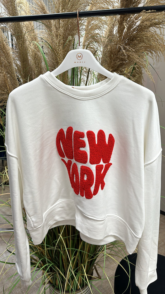 Sweatshirt NY (Creme)