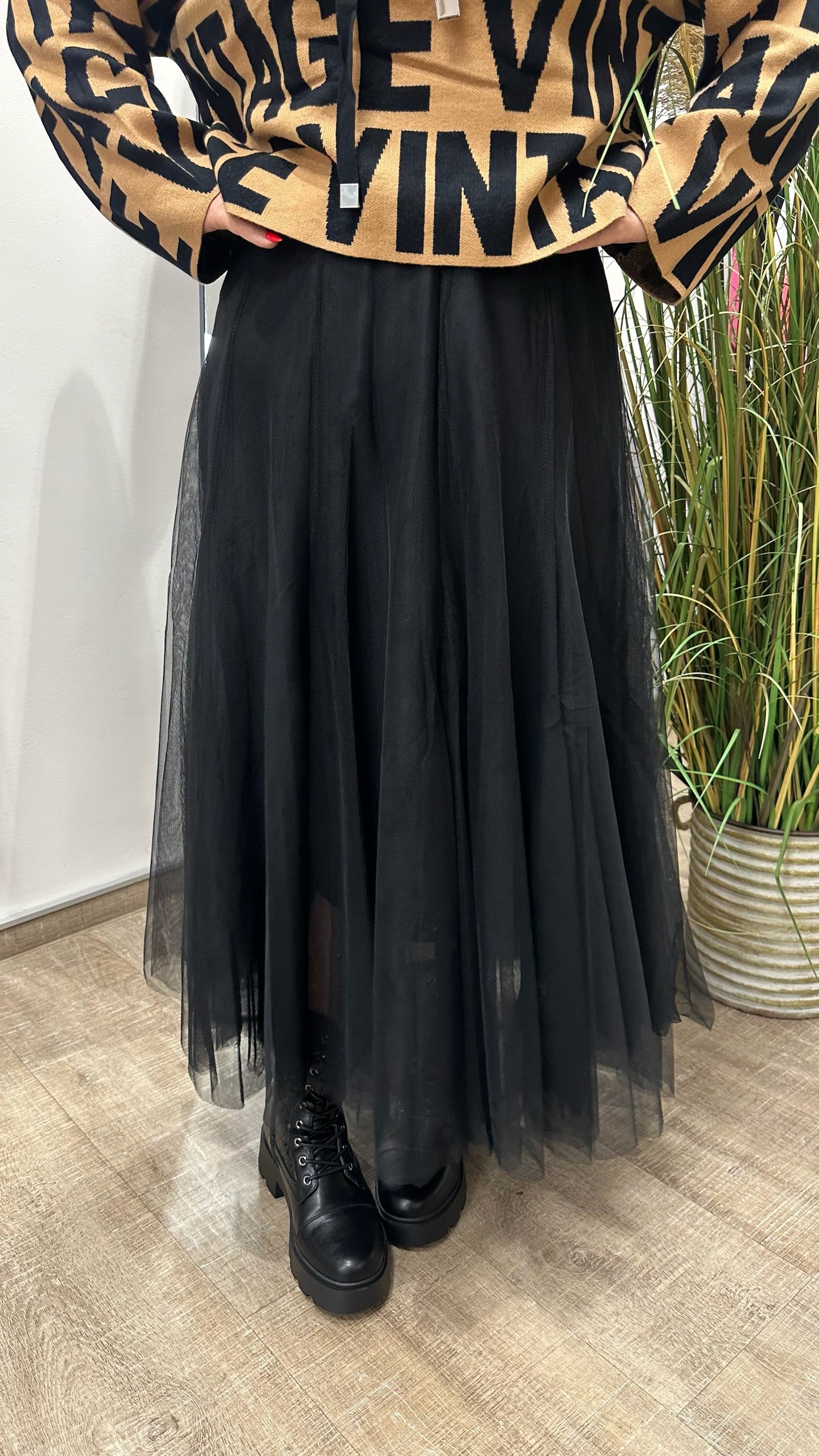 Tüllrock NANCY(Schwarz)